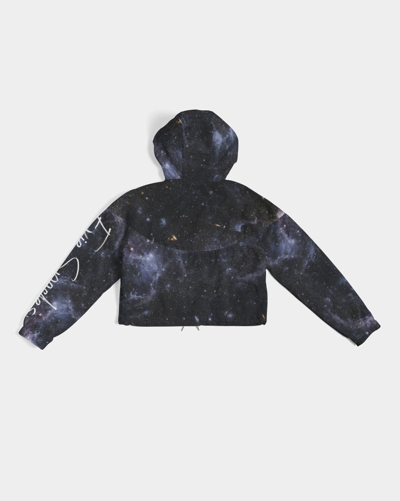 Galaxy (1) Women's Cropped Windbreaker
