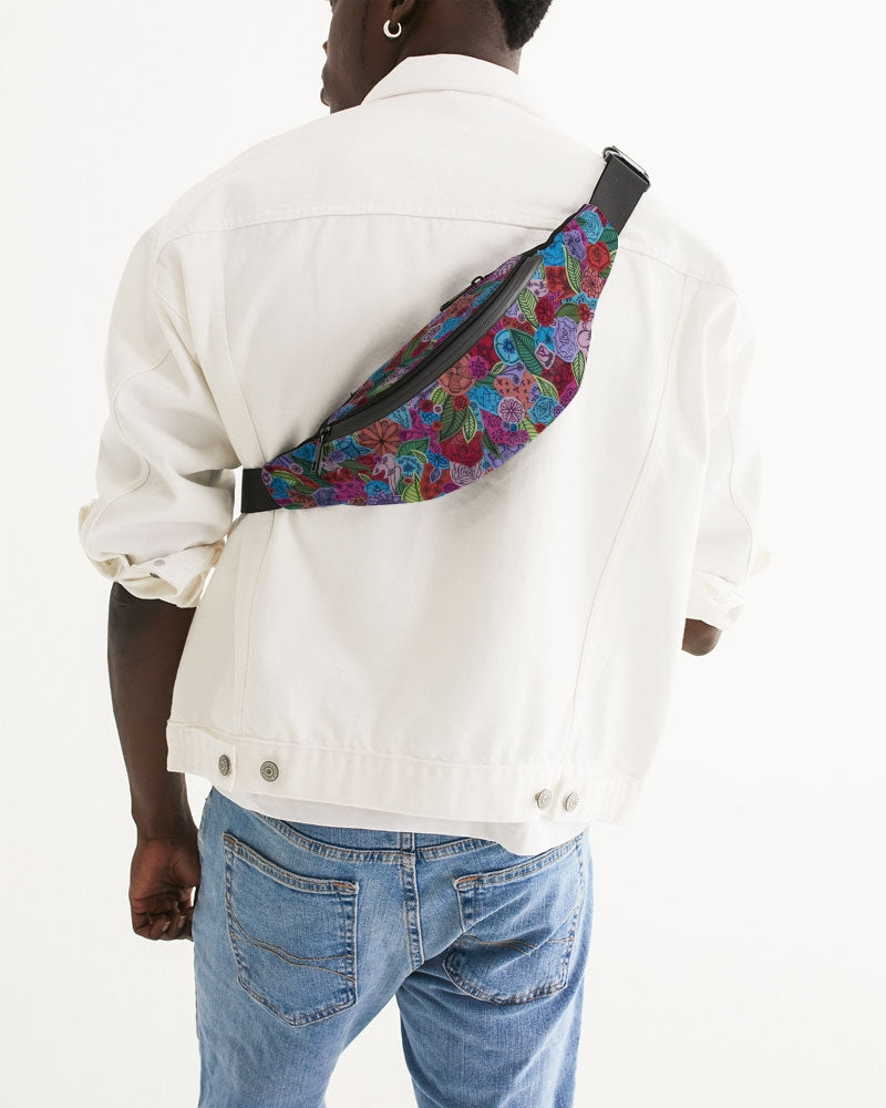 Les Fleurs Crossbody Sling Bag