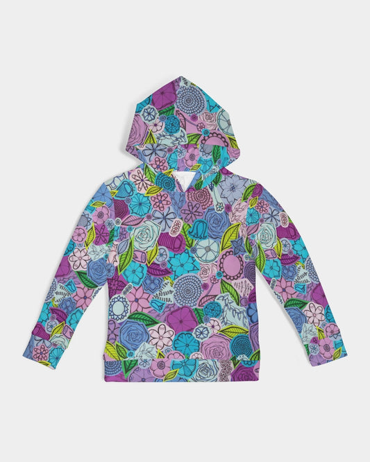 Les Fleurs Violettes Kids Hoodie