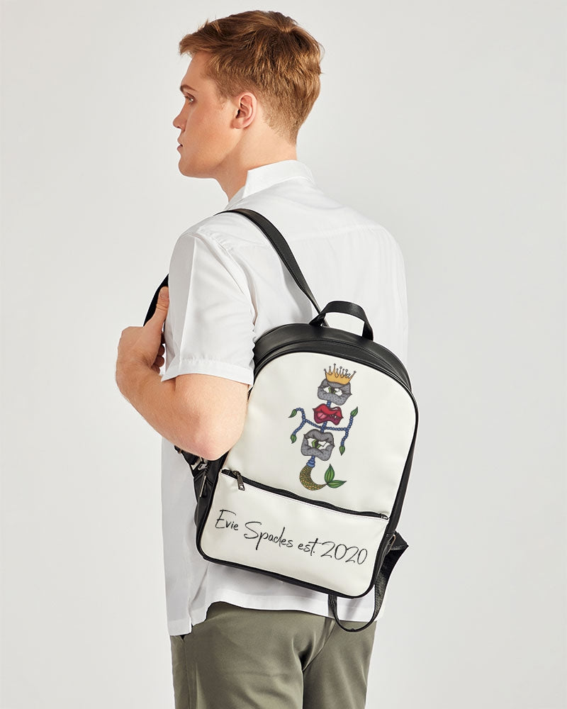 Phoebes Classic Faux Leather Backpack