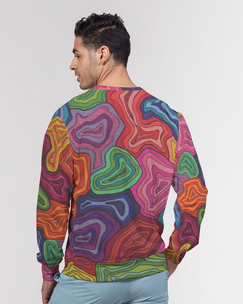 Curled Men's Classic French Terry Crewneck Pullover