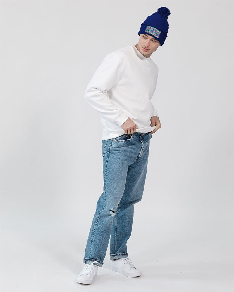 Les Fleurs Violettes Pom-Pom Knit Beanie | Sportsman