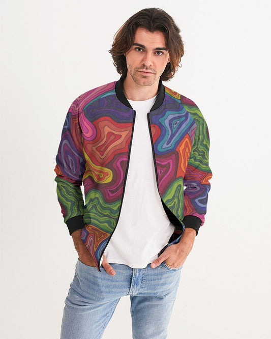 Curled Men's Bomber Jacket