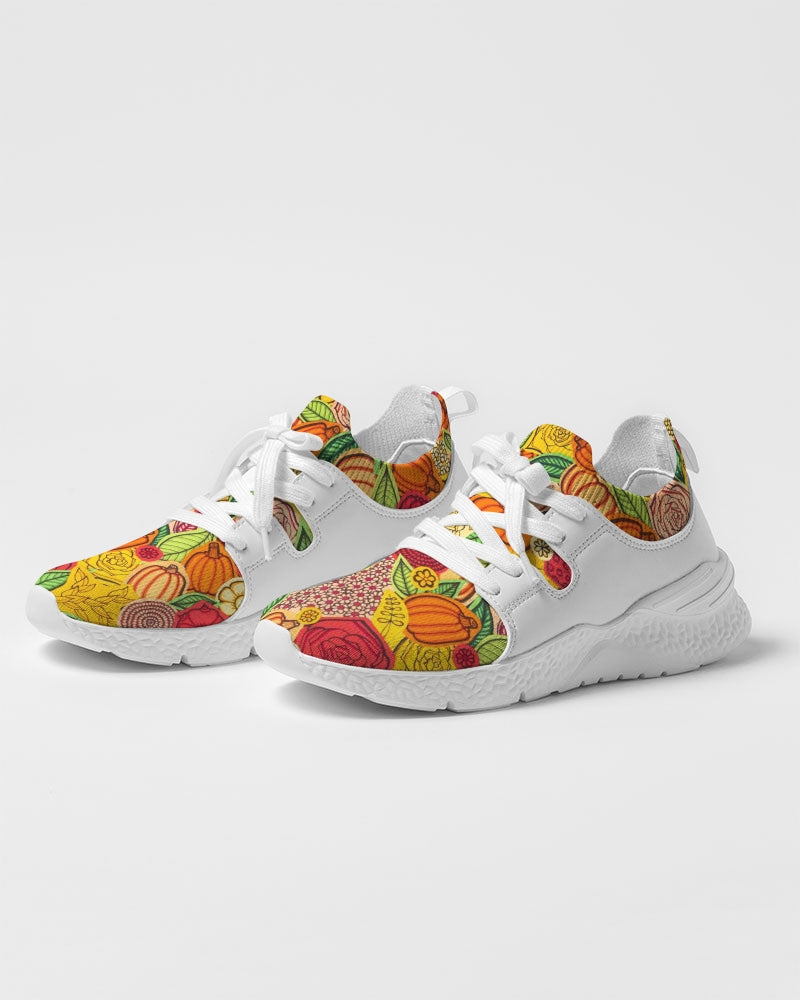 Citrouilles et Fleurs Women's Two-Tone Sneaker