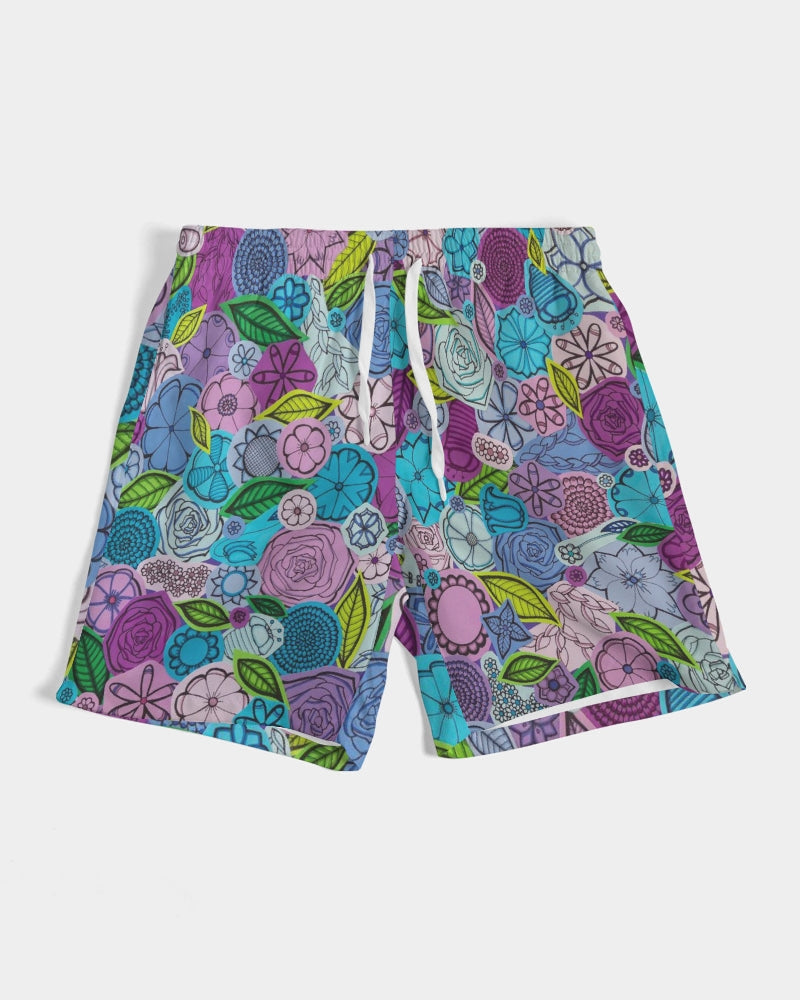 Les Fleurs Violettes Men's Swim Trunk