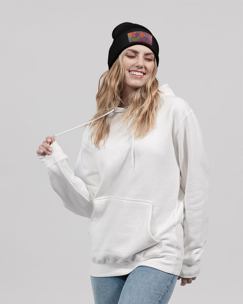 Curled Solid Knit Beanie | Sportsman