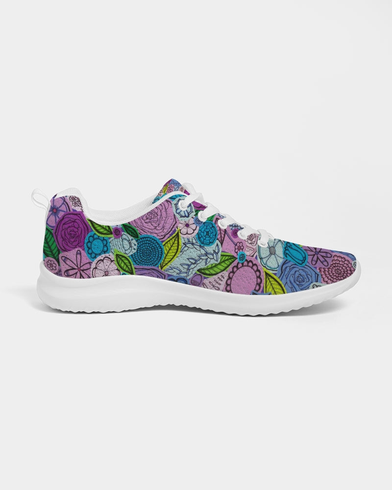 Les Fleurs Violettes Men's Athletic Shoe