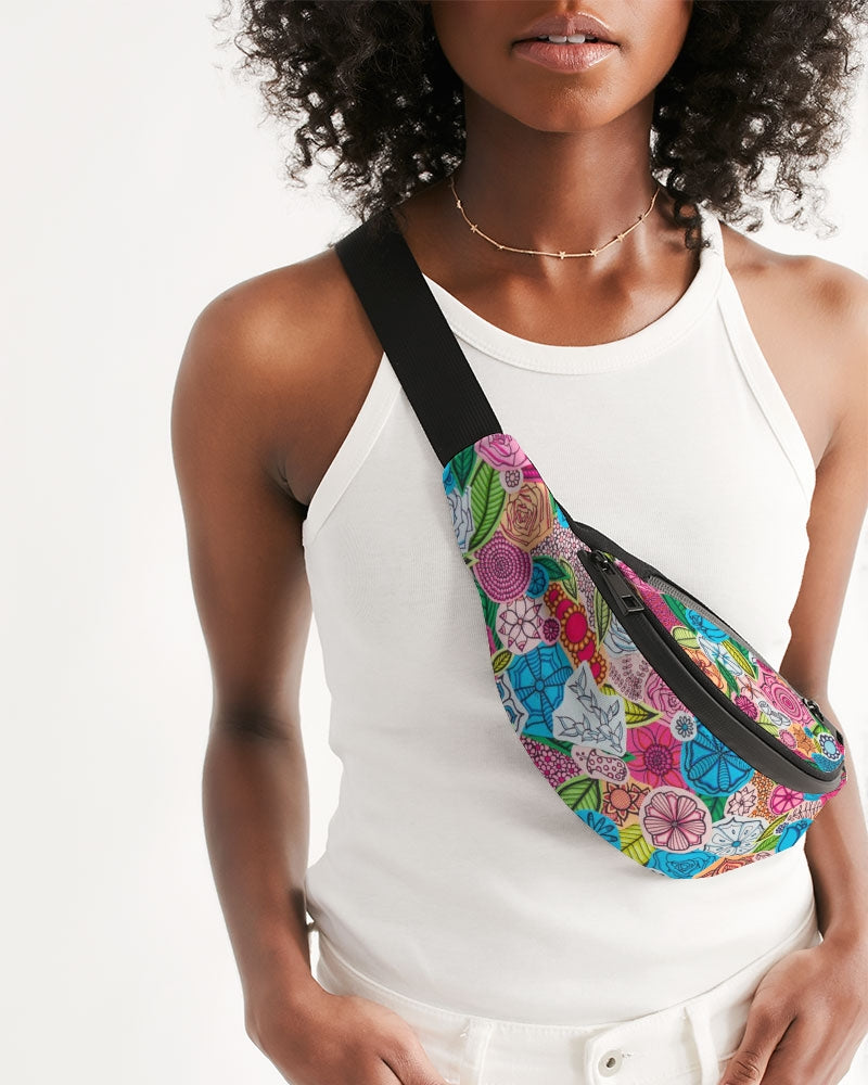 Fleurs de Printemps Crossbody Sling Bag