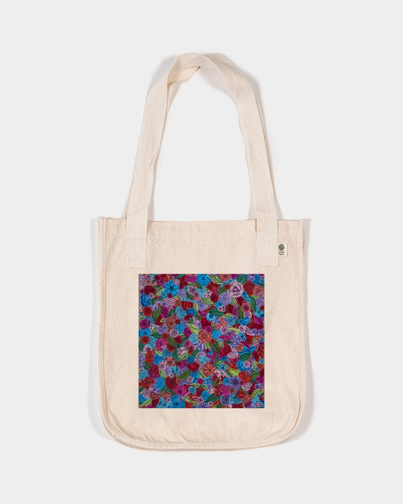 Les Fleurs Organic Cotton Canvas Market Tote | Econscious