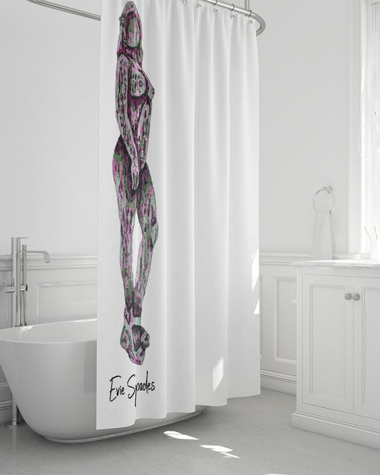 Pastèque en Été Shower Curtain 72"x72"