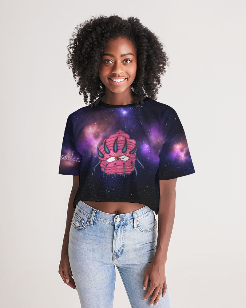 Galaxy 3 Women's Lounge Cropped Tee