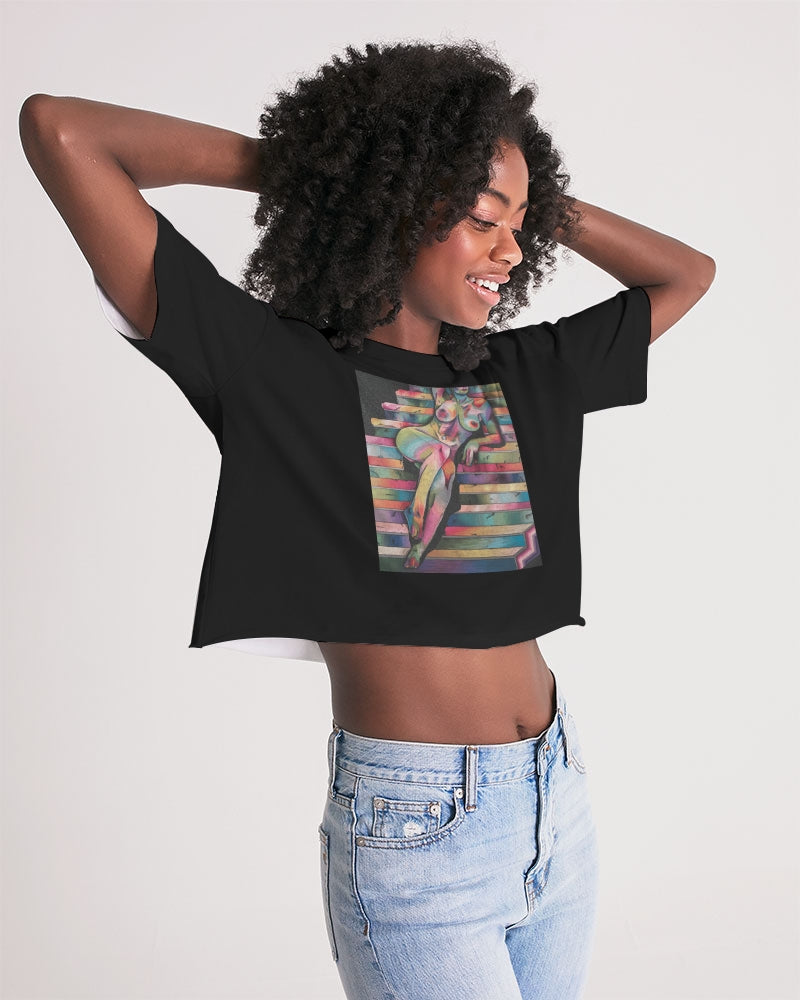 Tess Women's Lounge Cropped Tee