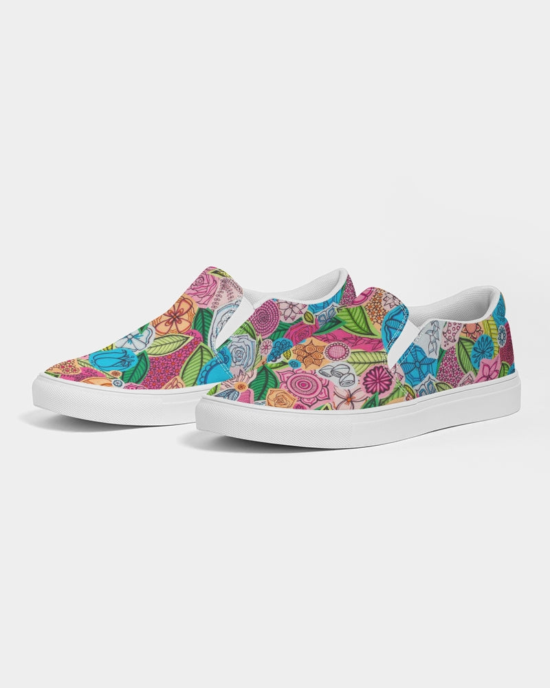 Fleurs de Printemps Men's Slip-On Canvas Shoe