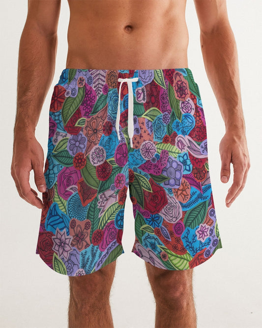 Les Fleurs Men's Swim Trunk