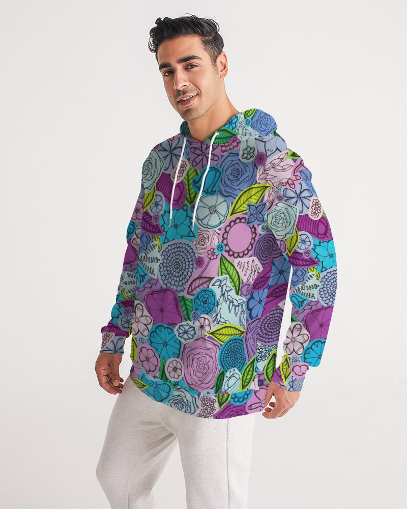 Les Fleurs Violettes Men's Hoodie