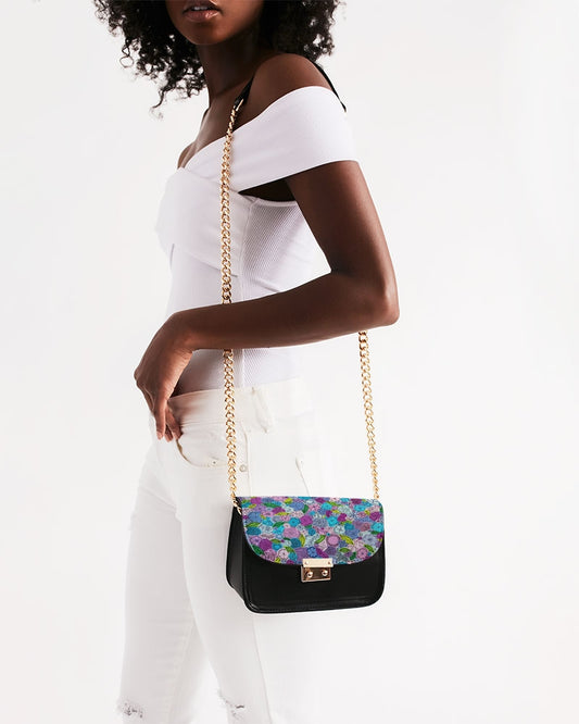 Les Fleurs Violettes Small Shoulder Bag