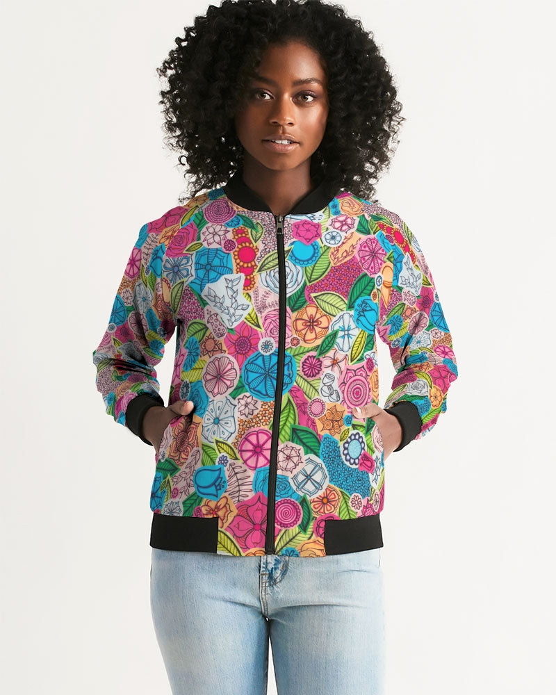 Fleurs de Printemps Women's Bomber Jacket