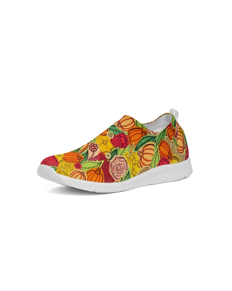 Citrouilles et Fleurs Men's Slip-On Flyknit Shoe