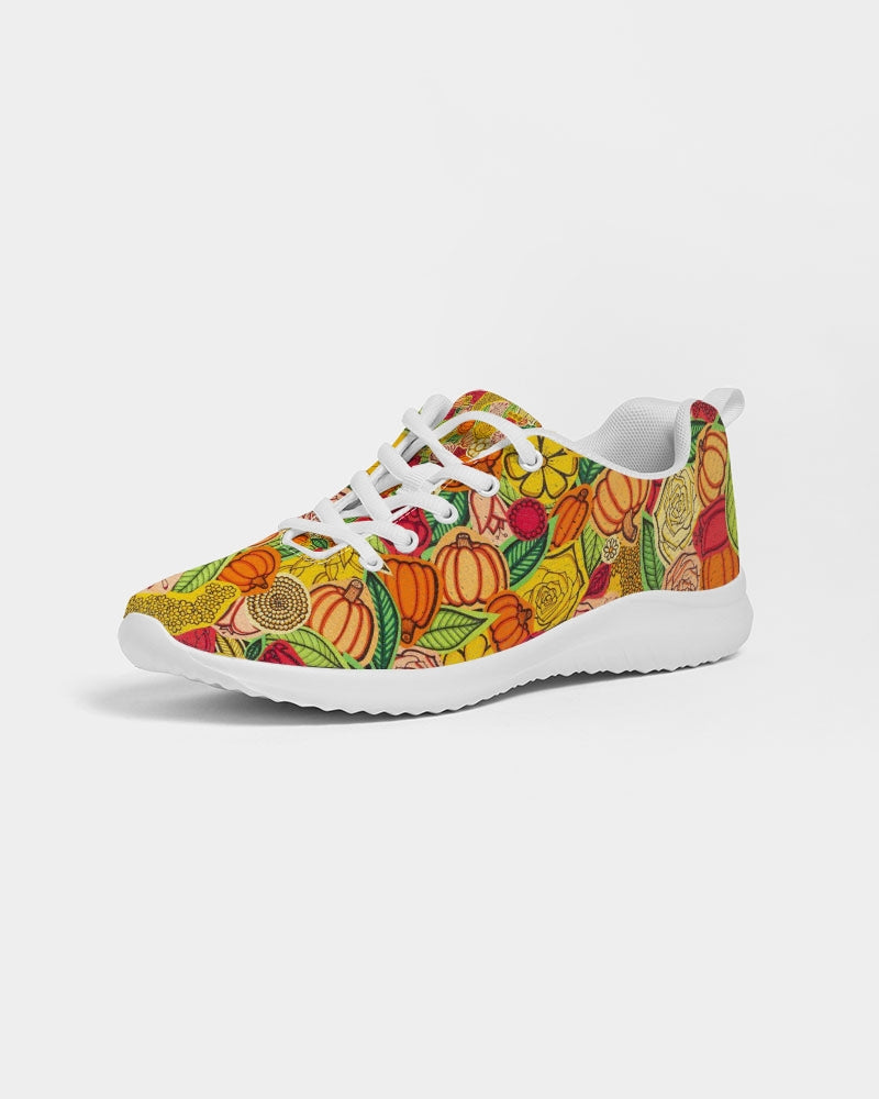 Citrouilles et Fleurs Women's Athletic Shoe