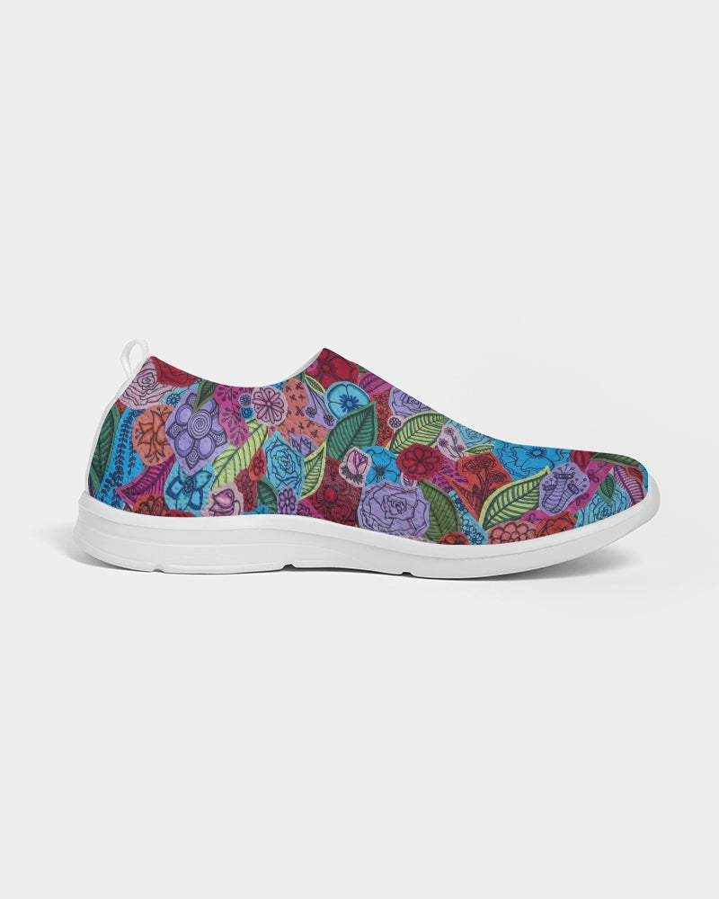 Les Fleurs Women's Slip-On Flyknit Shoe