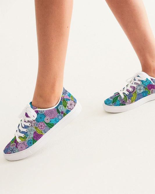 Les Fleurs Violettes Women's Faux-Leather Sneaker