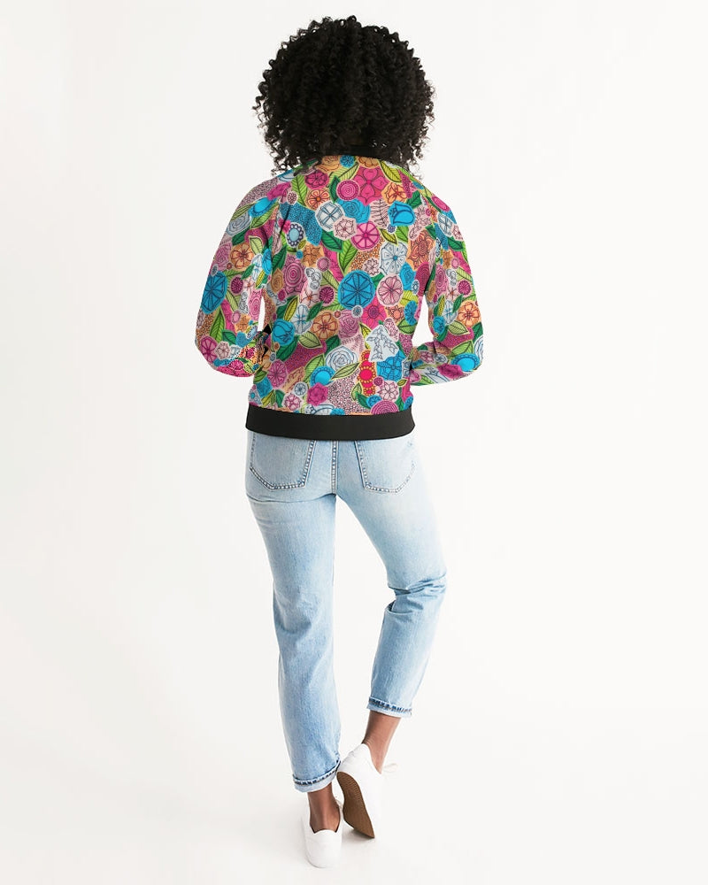 Fleurs de Printemps Women's Bomber Jacket