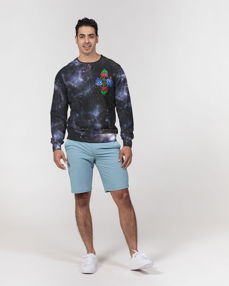 Galaxy (1) Men's Classic French Terry Crewneck Pullover