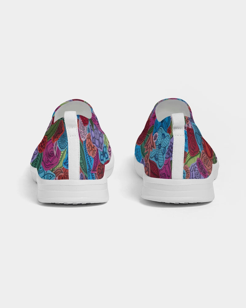 Les Fleurs Women's Slip-On Flyknit Shoe