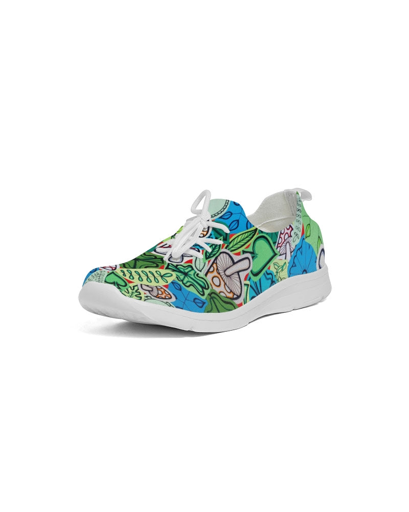 Fleurs et Trèfles Women's Lace Up Flyknit Shoe