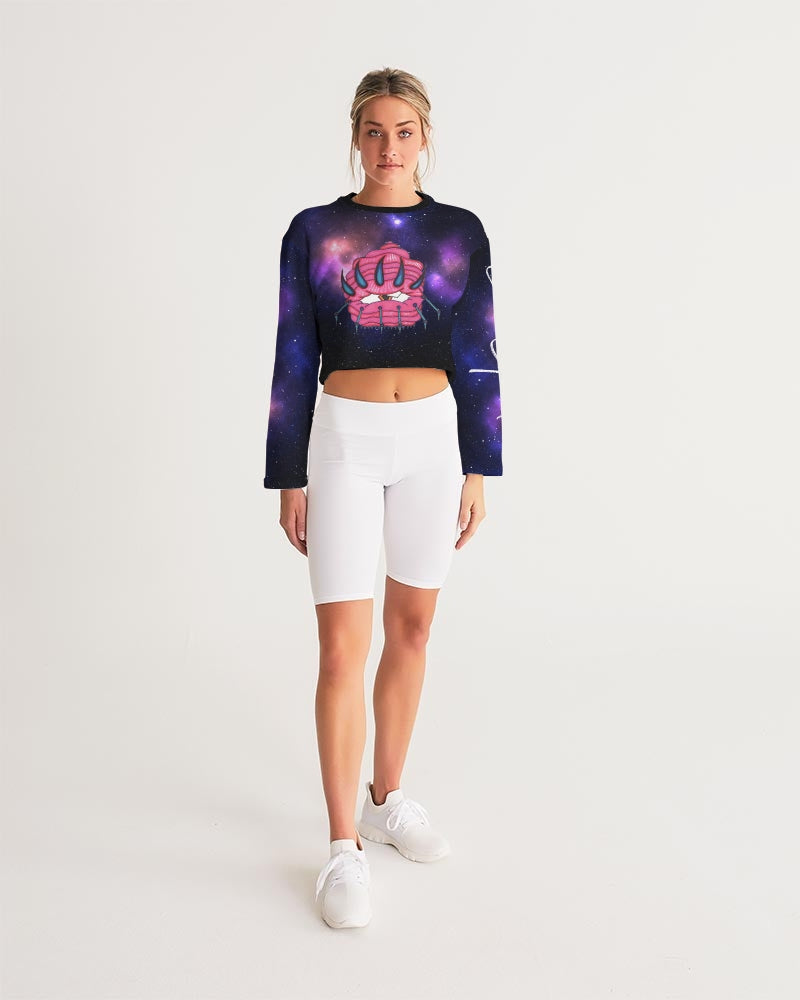 Galaxy 3 Women's Cropped Sweatshirt