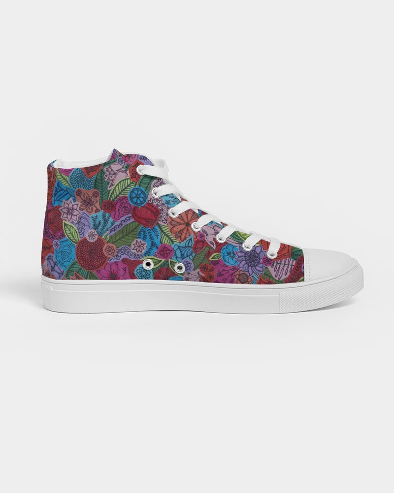 Les Fleurs Men's Hightop Canvas Shoe