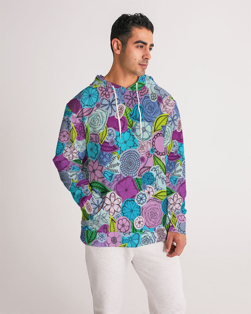 Les Fleurs Violettes Men's Hoodie