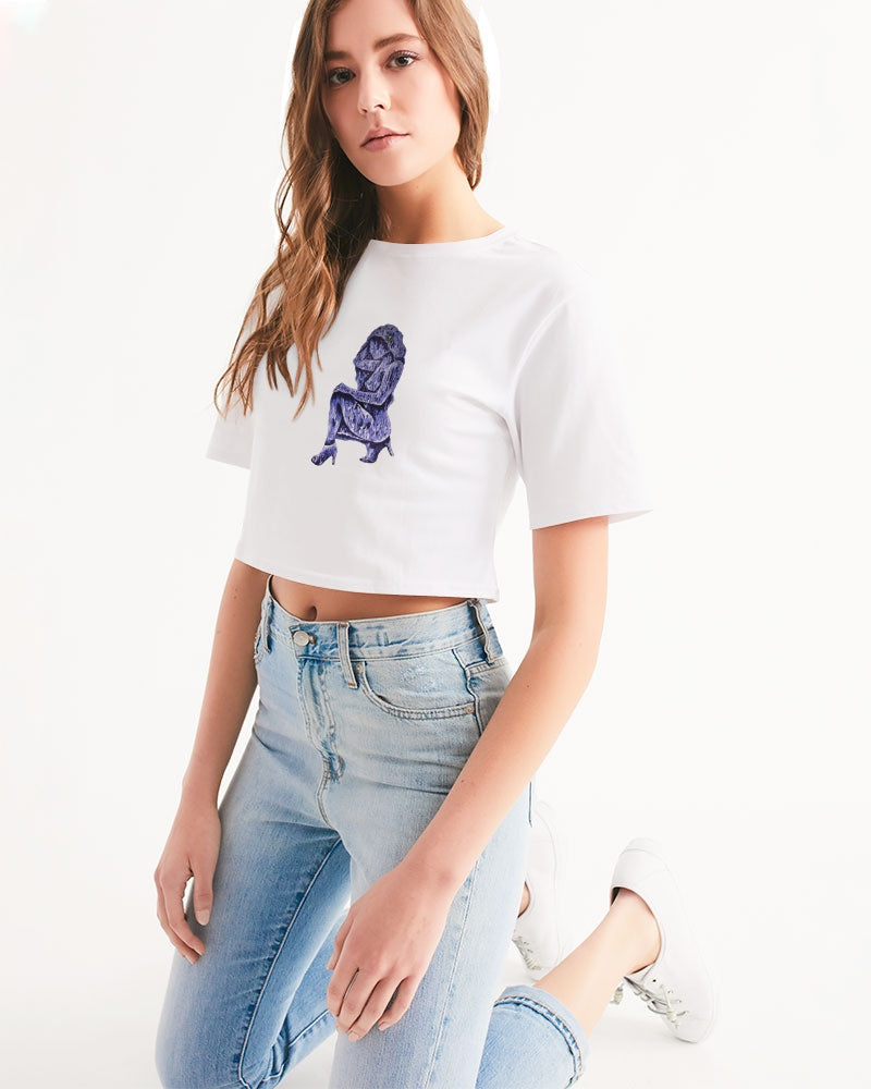 Consommé par le Violet Women's Cropped Tee