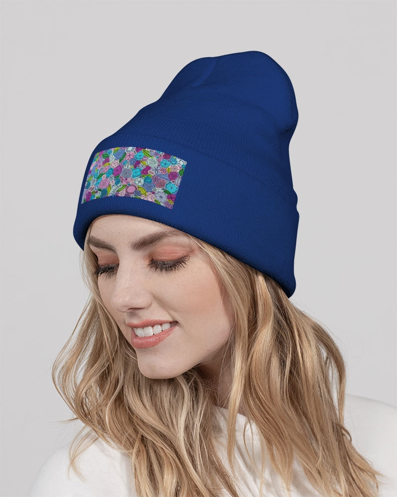 Les Fleurs Violettes Solid Knit Beanie | Sportsman