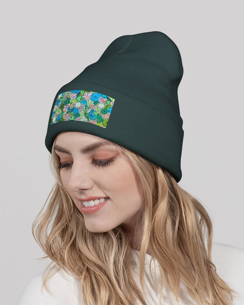 Fleurs et Trèfles Solid Knit Beanie | Sportsman