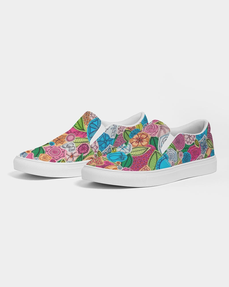 Fleurs de Printemps Women's Slip-On Canvas Shoe