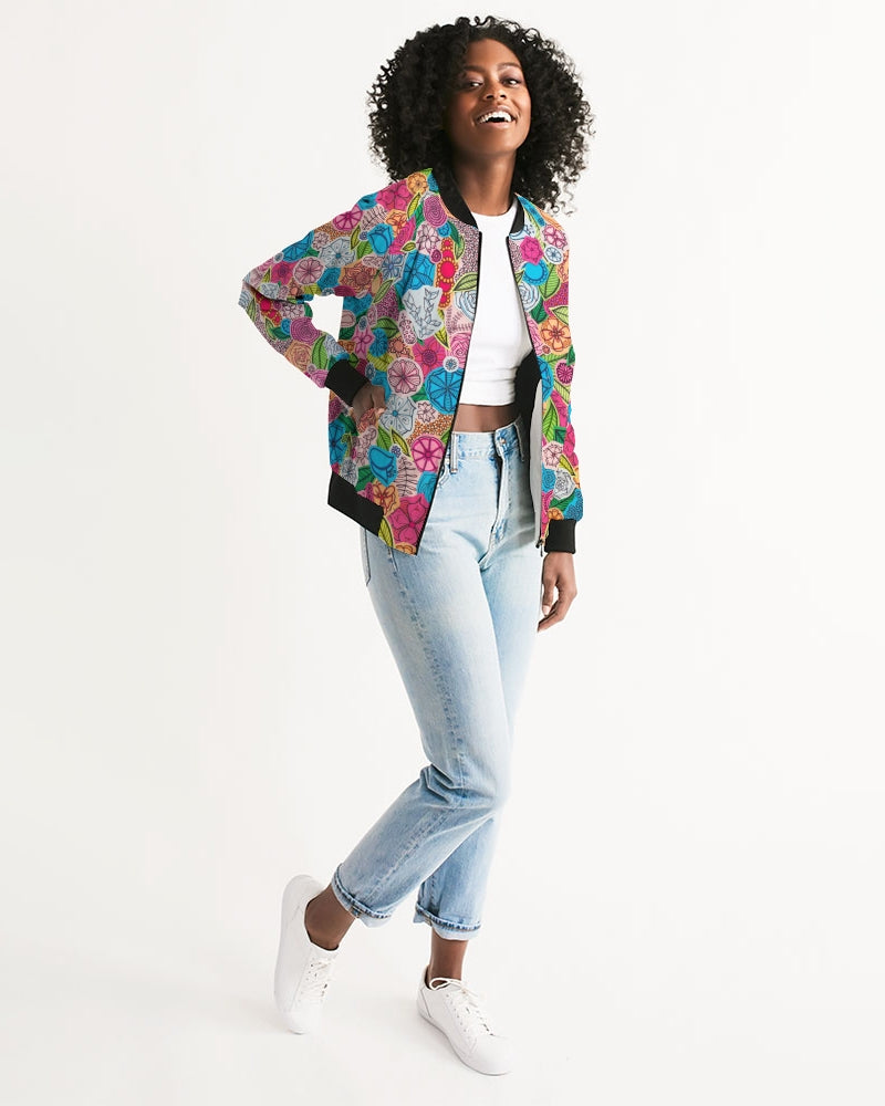 Fleurs de Printemps Women's Bomber Jacket