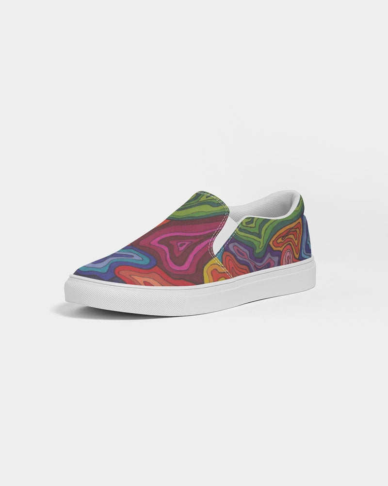 Curled Women's Slip-On Canvas Shoe