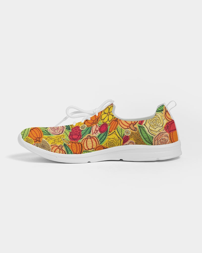 Citrouilles et Fleurs Women's Lace Up Flyknit Shoe