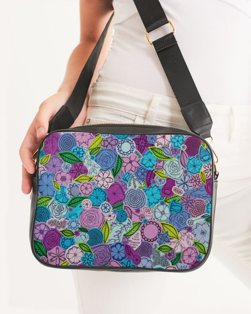 Les Fleurs Violettes Crossbody Bag