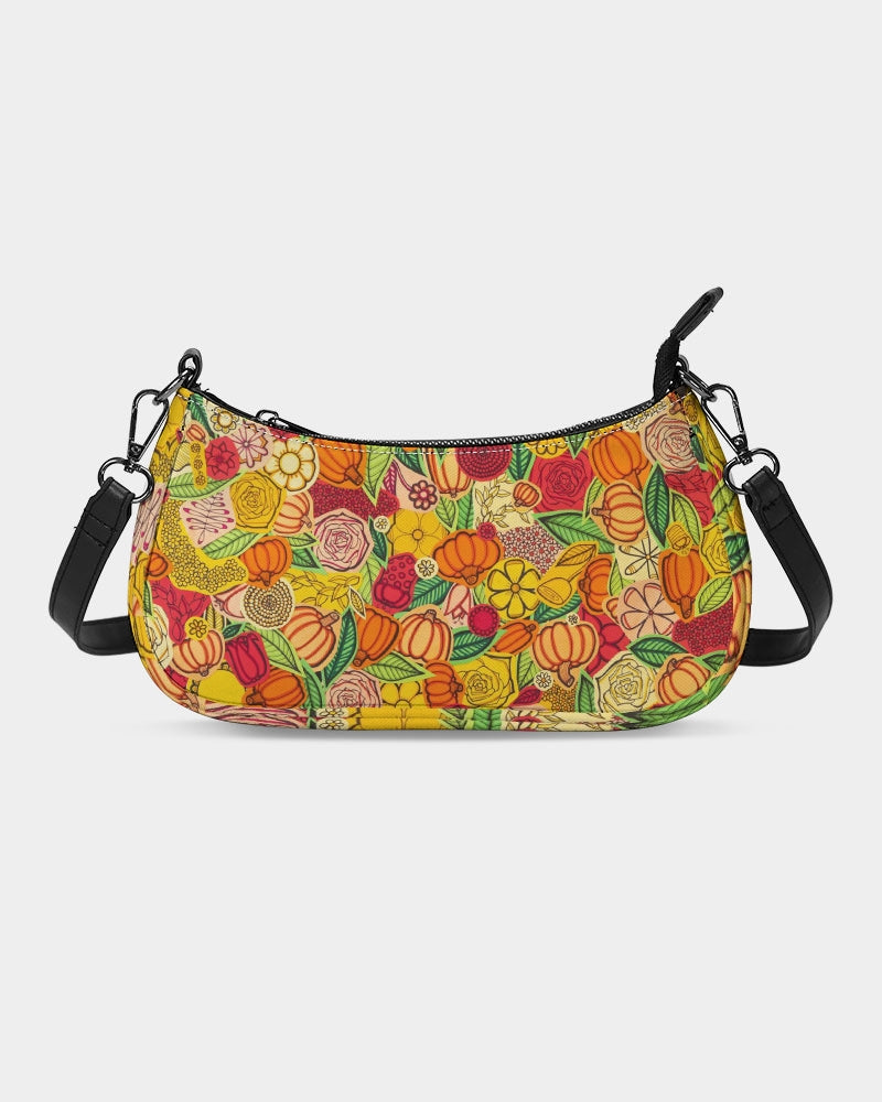 Citrouilles et Fleurs Petite Canvas Pouch