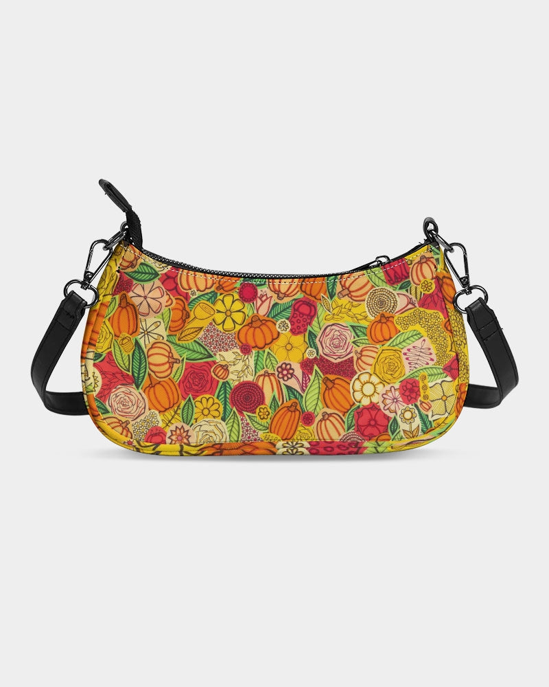 Citrouilles et Fleurs Petite Canvas Pouch