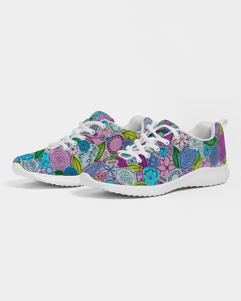 Les Fleurs Violettes Men's Athletic Shoe