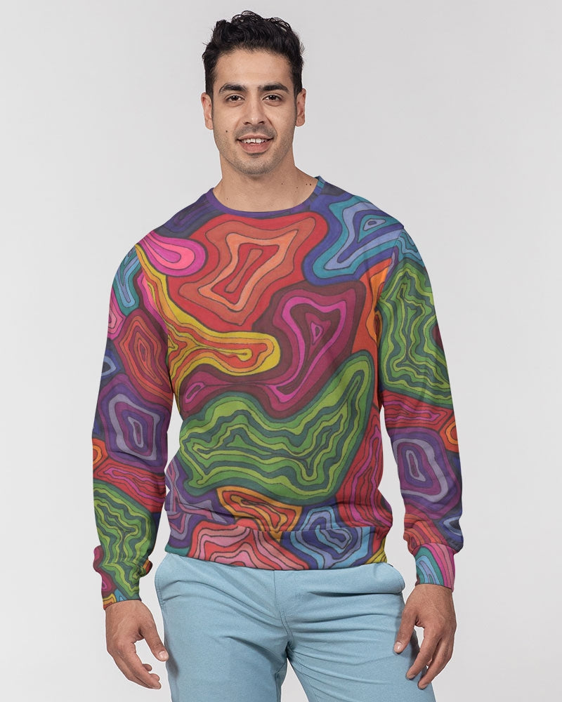 Curled Men's Classic French Terry Crewneck Pullover
