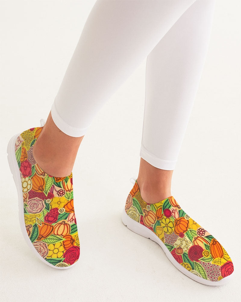 Citrouilles et Fleurs Women's Slip-On Flyknit Shoe