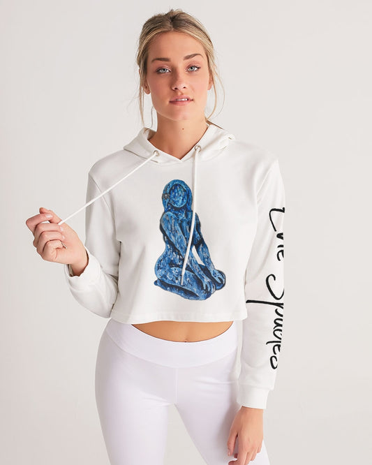 L'hiver Women's Cropped Hoodie