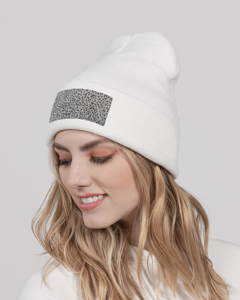 Triangular Mirage Solid Knit Beanie | Sportsman