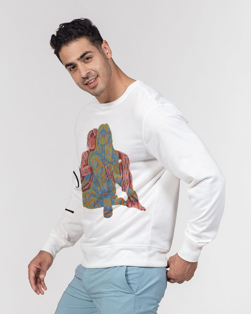 Accroche-toi à Moi Men's Classic French Terry Crewneck Pullover