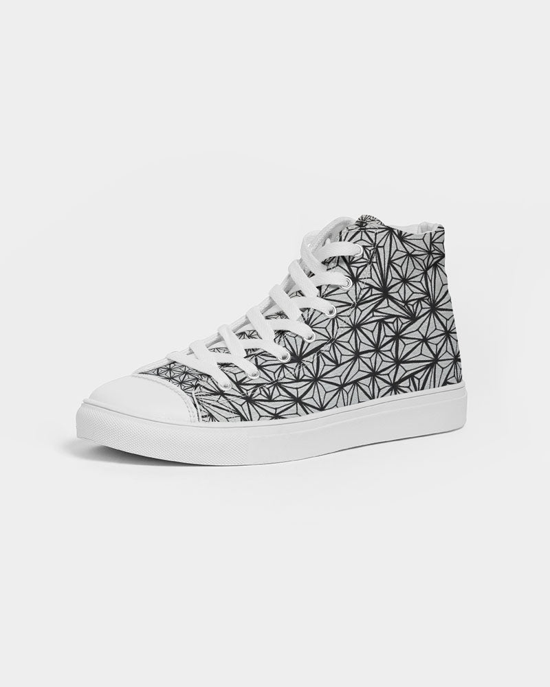 Triangular Mirage Men's Hightop Canvas Shoe