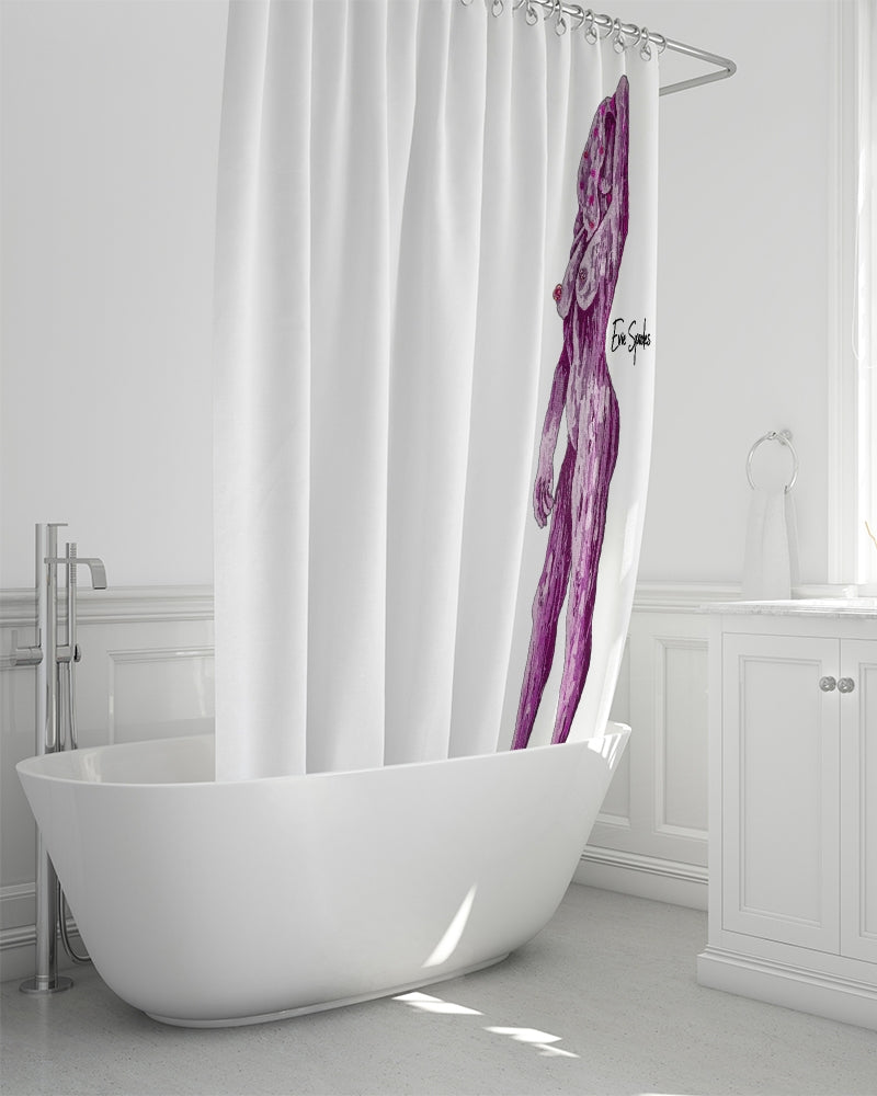 Vision en Rose Shower Curtain 72"x72"